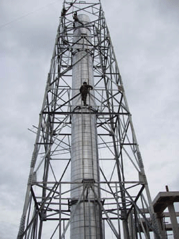 玻璃钢烟囱塔架