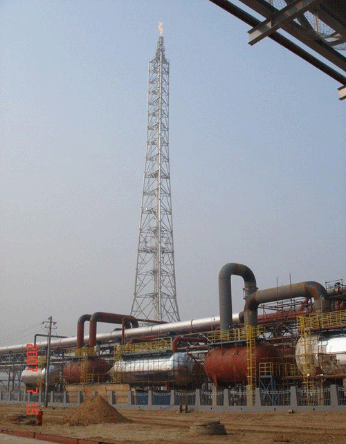 玻璃钢烟囱塔架