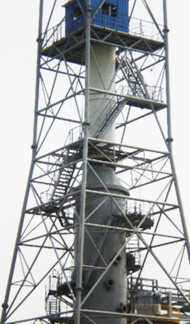 玻璃钢烟囱塔架